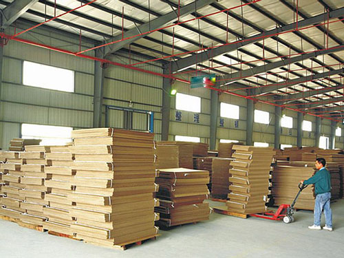 紙箱部(bù)分材料存放區(qū)